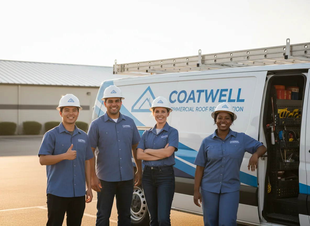 Commercial roof coating company in Canyon Dam, CA
